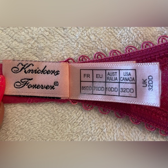 Agent Provocateur Knickers Forever Luxury padded with lace bra Sz 32DD - Picture 7 of 9